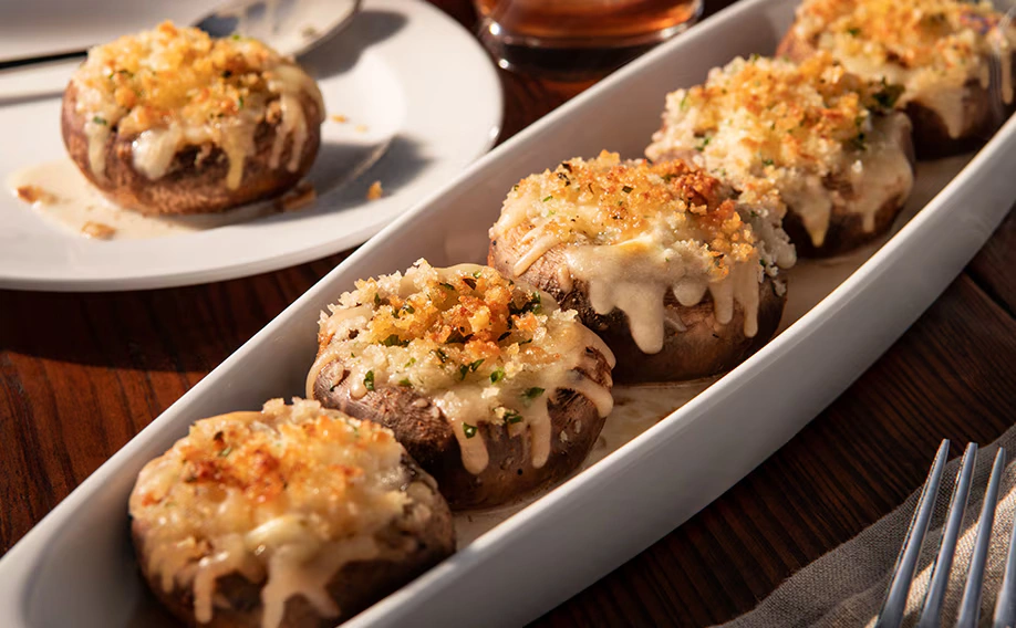 Longhorn Stuffed Mushrooms