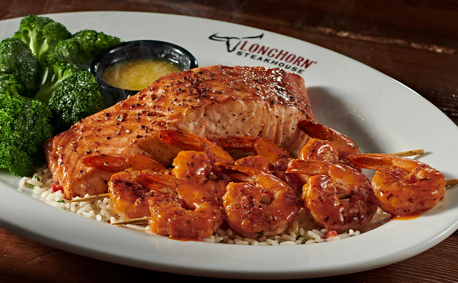 longhorn salmon menu